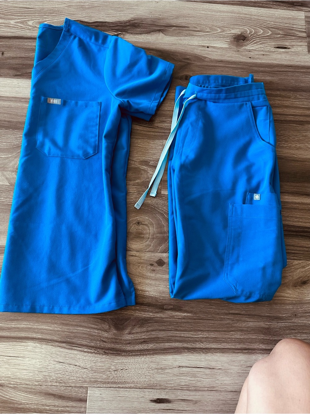 FIGS Royal Blue Scrub Set